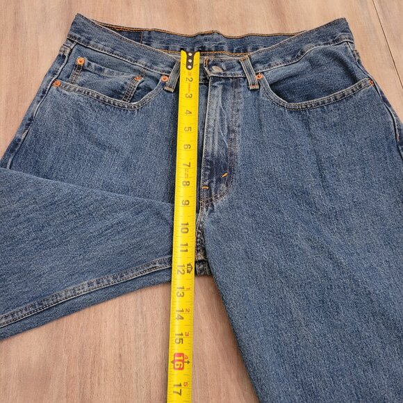 Levi's Mens 550 Relaxed Fit Jeans Size 34x32 Medium Wash - Picture 6 of 7